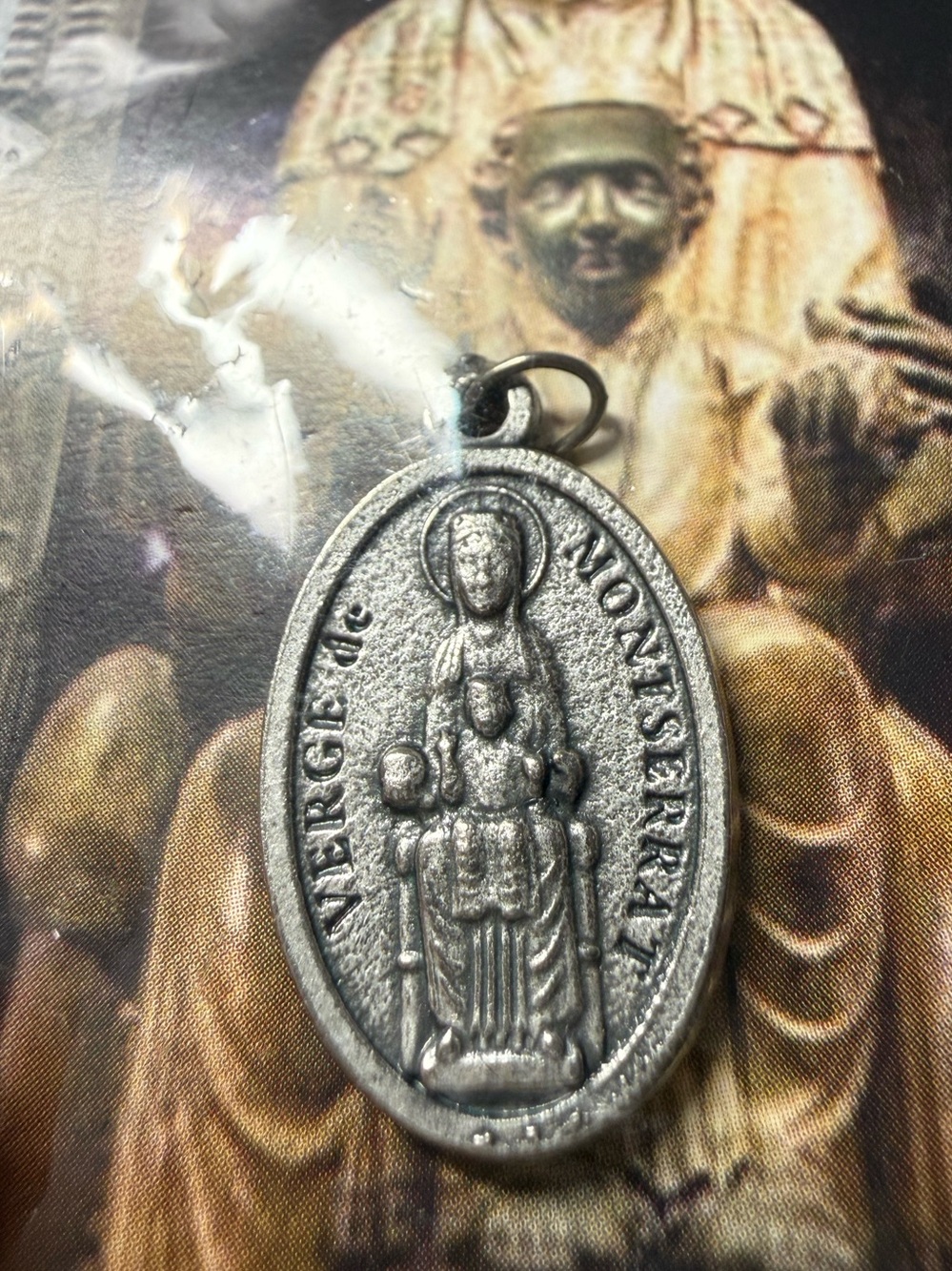 Verge de Montserrat Devotional Medal Catalonia Spain Catholic